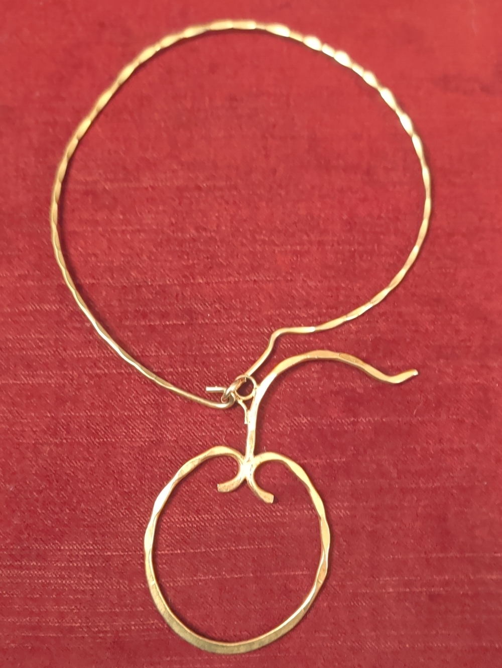 Gold-Tone Cherry Pendant Necklace - Women Jewelry